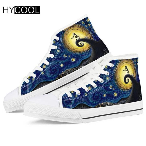 hycool brand classic high canvas shoes gothic nightmare oil painting jack printed sport lace up walking footwear men shoe
hycool brand classic high canvas shoes gothic nightmare oil painting jack printed sport lace up walking footwear men shoe