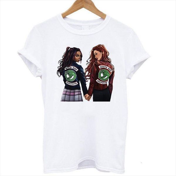 women t shirts 2020 women spandex ladies fashion riverdale friends print t shirt s 3xl drop shipping good quality, White
women t shirts 2020 women spandex ladies fashion riverdale friends print t shirt s 3xl drop shipping good quality, White