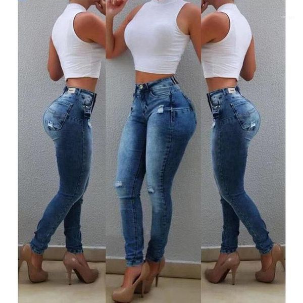 women high waist jeans denim slim stretch blue jean elastic hole fashion pants skinny push up trousers female1
women high waist jeans denim slim stretch blue jean elastic hole fashion pants skinny push up trousers female1
