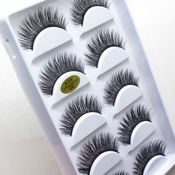 fashion 5pairs 3d synthetic hair false eyelashes natural/thick long eye lashes wispy makeup beauty extension tools a04
fashion 5pairs 3d synthetic hair false eyelashes natural/thick long eye lashes wispy makeup beauty extension tools a04