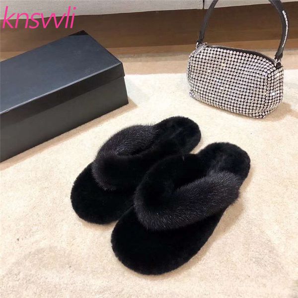 new flip flops women slippers mink hair casual mules ladies slides designer brand furs autumn shoes woman zapatos de mujer, Black
new flip flops women slippers mink hair casual mules ladies slides designer brand furs autumn shoes woman zapatos de mujer, Black