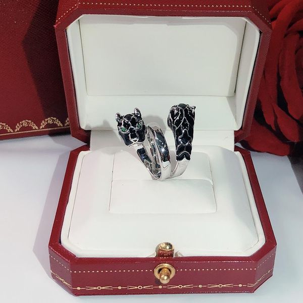 punk personality domineering double zircon black leopard head ring women's ring luxurious dance giving gifts rings hi, Silver
punk personality domineering double zircon black leopard head ring women's ring luxurious dance giving gifts rings hi, Silver