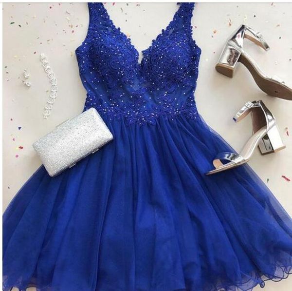 chiffon royal blue ball gown homecoming dresses elegant beaded short prom gowns applique lace party dress 2020, Red
chiffon royal blue ball gown homecoming dresses elegant beaded short prom gowns applique lace party dress 2020, Red