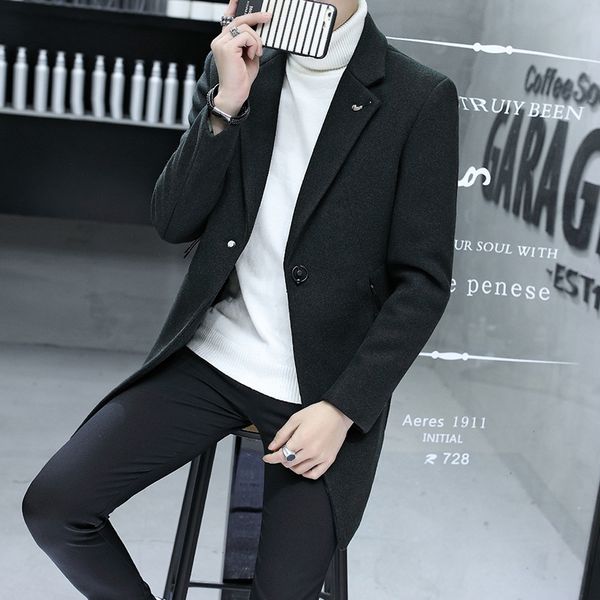 new men's winter cloth coat male han chao double-sided male money coat sells men's clothing of woolen cloth, Black
new men's winter cloth coat male han chao double-sided male money coat sells men's clothing of woolen cloth, Black