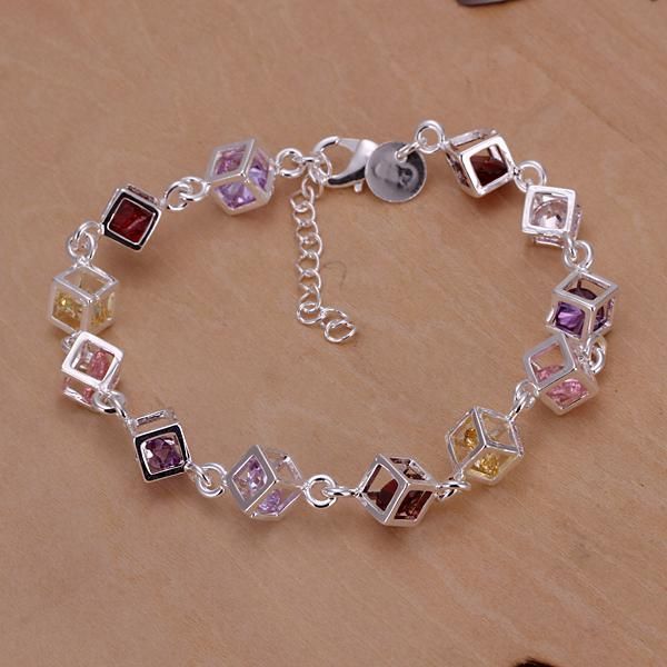 factory price brand new 925 silver bracelet bangle jewelr shinny colorful squares charm link bracelet 5 piece sale, Golden;silver
factory price brand new 925 silver bracelet bangle jewelr shinny colorful squares charm link bracelet 5 piece sale, Golden;silver