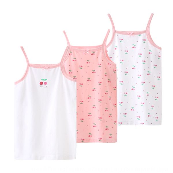 20 summer new children's camisole 3-piece ammonia cotton women's big children's fruit floral camisole box fruit vest vest ves, Blue
20 summer new children's camisole 3-piece ammonia cotton women's big children's fruit floral camisole box fruit vest vest ves, Blue