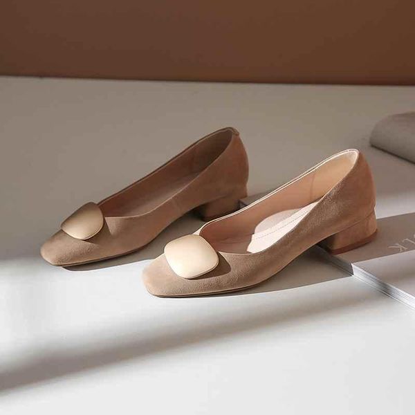 sheep suede square toe slip on med heels buckle fastener princess lady elegant autumn dress lady gladiator pumps l00, Black
sheep suede square toe slip on med heels buckle fastener princess lady elegant autumn dress lady gladiator pumps l00, Black
