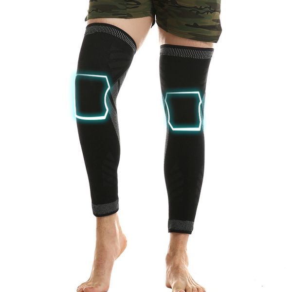 1psc 3d knee compression brace long knee for men women support for running basketball weightlifting gym workout *, Black;gray
1psc 3d knee compression brace long knee for men women support for running basketball weightlifting gym workout *, Black;gray