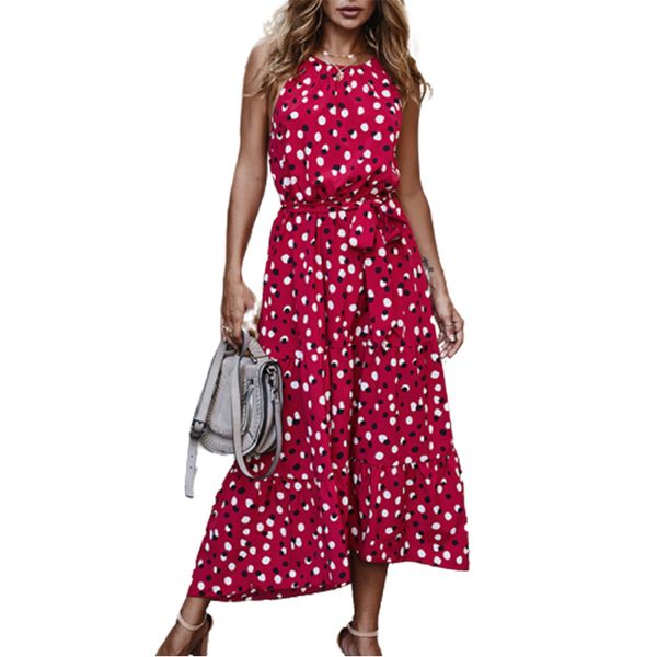 casual dresses 2021 summer polka dot holiday style big swing dress sleeveless white beach skirt, Black;gray
casual dresses 2021 summer polka dot holiday style big swing dress sleeveless white beach skirt, Black;gray