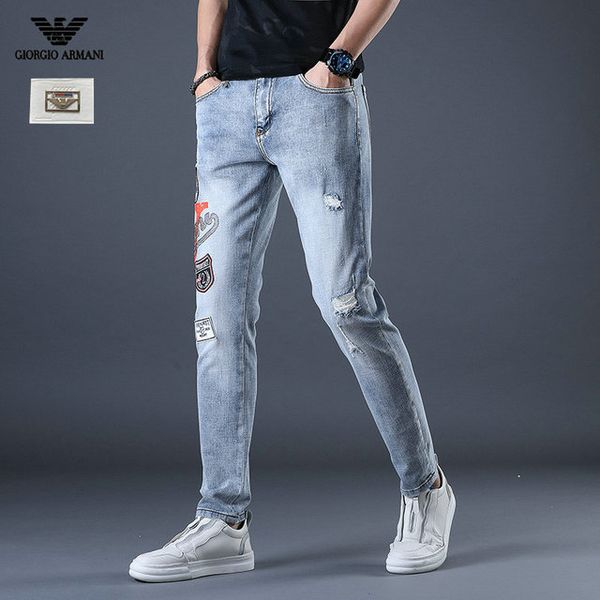 new fashion men black jeans skinny ripped stretch slim west hip hop swag denim motorcycle biker pants jogger ~~#gj199, Blue 
new fashion men black jeans skinny ripped stretch slim west hip hop swag denim motorcycle biker pants jogger ~~#gj199, Blue