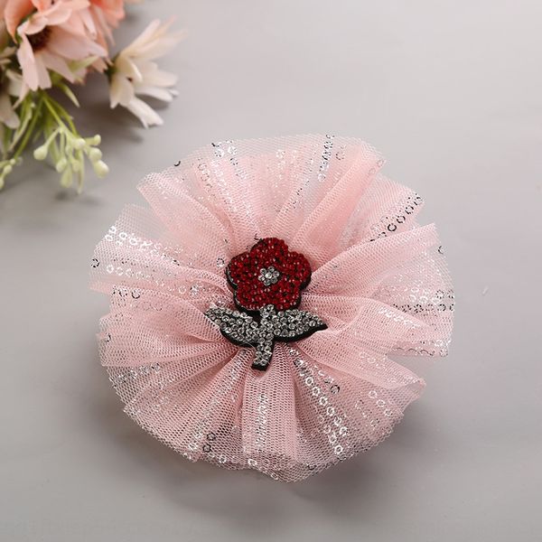 new cute children's seamless hair accessories princess hairpin rose gauze skirt hairpin side clip headdress headdress, Slivery;white
new cute children's seamless hair accessories princess hairpin rose gauze skirt hairpin side clip headdress headdress, Slivery;white