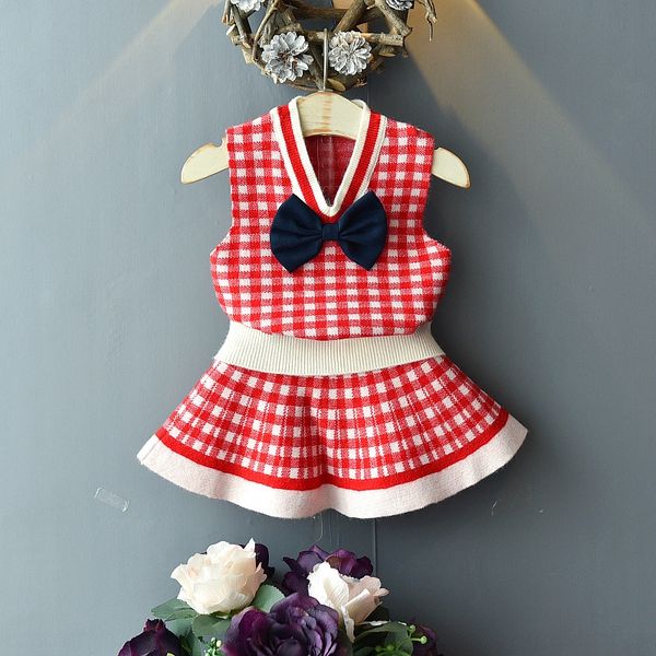 girls autumn 2019 new children's knitted sweater vest vest suit skirt two-piece suit skirt 168, Blue
girls autumn 2019 new children's knitted sweater vest vest suit skirt two-piece suit skirt 168, Blue