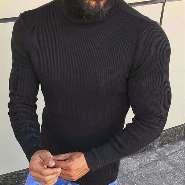 men's sweaters 2021 autumn winter pullover casual knitted cotton high collar long-sleeved solid color basic slim warm turtleneck, White;black
men's sweaters 2021 autumn winter pullover casual knitted cotton high collar long-sleeved solid color basic slim warm turtleneck, White;black