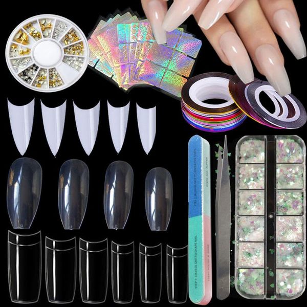 gel acrylic nail art tips glitter kit transparent stiletto french artificial fase nail tips holographic glitter sequins diy
gel acrylic nail art tips glitter kit transparent stiletto french artificial fase nail tips holographic glitter sequins diy