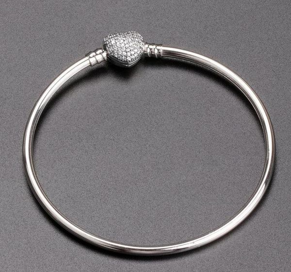 heart shaped cz pave clasp bangle bracelet sets original box for pan 925 sterling silver charm bracelets women gift jewelry w253, Golden;silver
heart shaped cz pave clasp bangle bracelet sets original box for pan 925 sterling silver charm bracelets women gift jewelry w253, Golden;silver