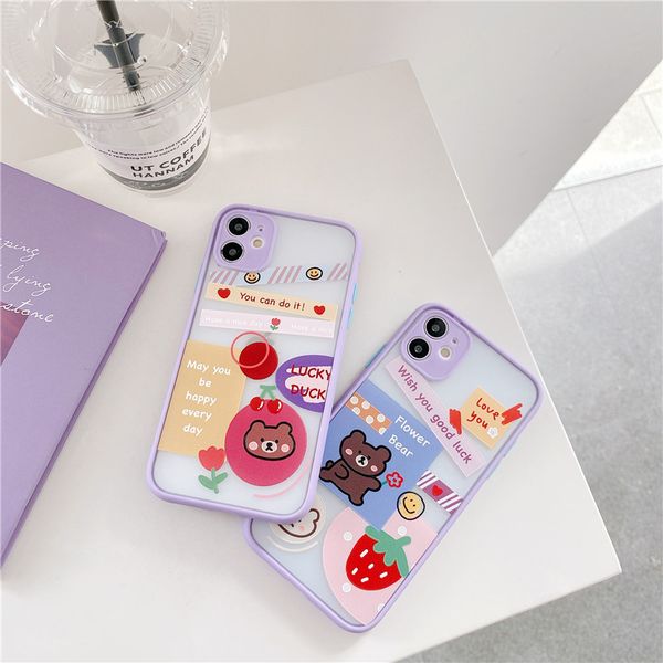 cute cartoon bear strawberry label luxury matte phone case for iphone 11 pro max 7 8 plus se 2020 x xr xs max soft covers capa
cute cartoon bear strawberry label luxury matte phone case for iphone 11 pro max 7 8 plus se 2020 x xr xs max soft covers capa