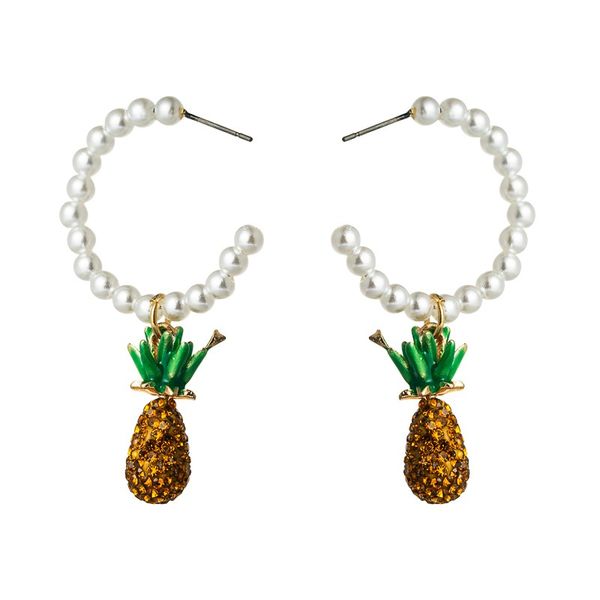 elegant pineapple shape statement dangle earring vintage simulated pearl big round hoop earring woman party ear jewelry, Silver
elegant pineapple shape statement dangle earring vintage simulated pearl big round hoop earring woman party ear jewelry, Silver