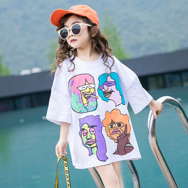 v0jq1 girl's parent-child 2020 summer new korean style cartoon graffiti loose t-shirt medium and large children's coat t-shirt sho, Blue
v0jq1 girl's parent-child 2020 summer new korean style cartoon graffiti loose t-shirt medium and large children's coat t-shirt sho, Blue