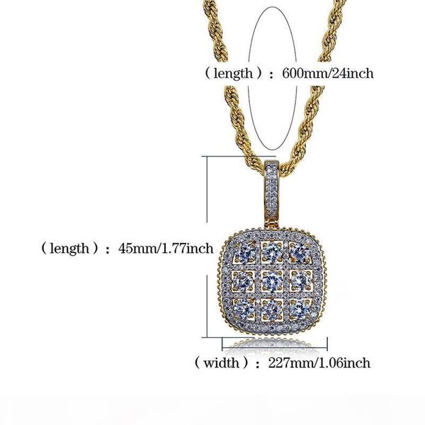 gold silver color cz gem pendant necklace for men women hip hop necklace jewelry nice gift
gold silver color cz gem pendant necklace for men women hip hop necklace jewelry nice gift