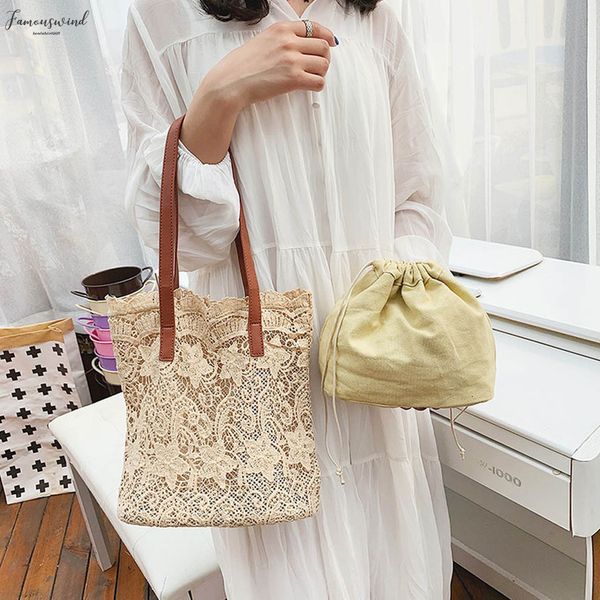 women lace bags 2 sets handbags high capacity tote fashion lady literary lace hollow versatile handbag shoulder bag clutch 5$
women lace bags 2 sets handbags high capacity tote fashion lady literary lace hollow versatile handbag shoulder bag clutch 5$