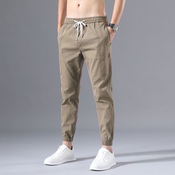 men's casual pants hip hop ankle-length fitness pencil pants solid color fashion trousers male 2020 summer new l88, Black
men's casual pants hip hop ankle-length fitness pencil pants solid color fashion trousers male 2020 summer new l88, Black