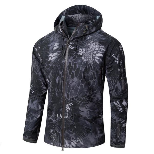 outdoor hiking mountain men's hard shell full pressure glue jacket camouflage tactical waterproof hunting jacket coat, Blue;black
outdoor hiking mountain men's hard shell full pressure glue jacket camouflage tactical waterproof hunting jacket coat, Blue;black