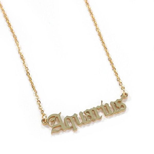 12 zodiacal signs pendant necklaces for women gold silver twelve signs pendants luxuy designer stainless steel letters necklaces jewelry
12 zodiacal signs pendant necklaces for women gold silver twelve signs pendants luxuy designer stainless steel letters necklaces jewelry