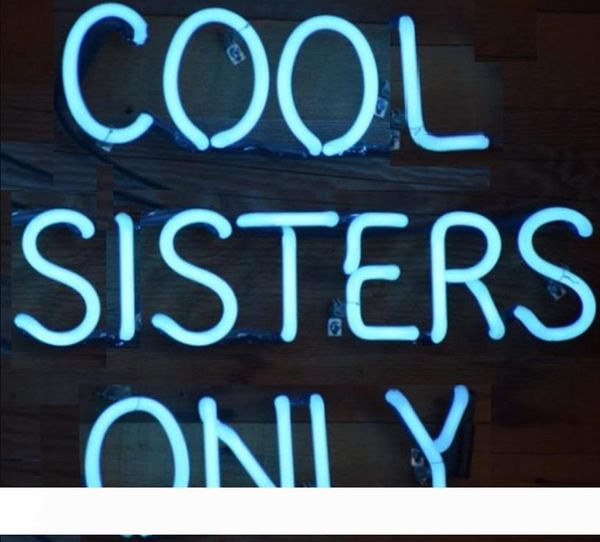 fashion new handcraft neon sign cool sisters only real glass tubes for bedroom home display neon lighht sign 10x10 
fashion new handcraft neon sign cool sisters only real glass tubes for bedroom home display neon lighht sign 10x10