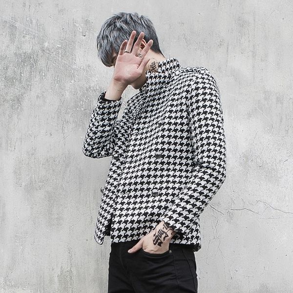 58ja9 autumn and winter men's national fashion bird style wind coat nationality ethnic group short double-breasted trench coat youth le, Tan;black
58ja9 autumn and winter men's national fashion bird style wind coat nationality ethnic group short double-breasted trench coat youth le, Tan;black