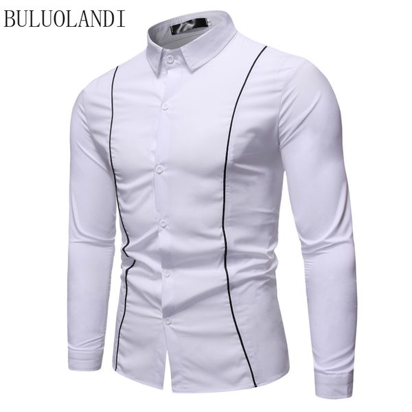 2020 spring new men's long-sleeved shirt solid color shirt male wild simple solid smart casual, White;black
2020 spring new men's long-sleeved shirt solid color shirt male wild simple solid smart casual, White;black