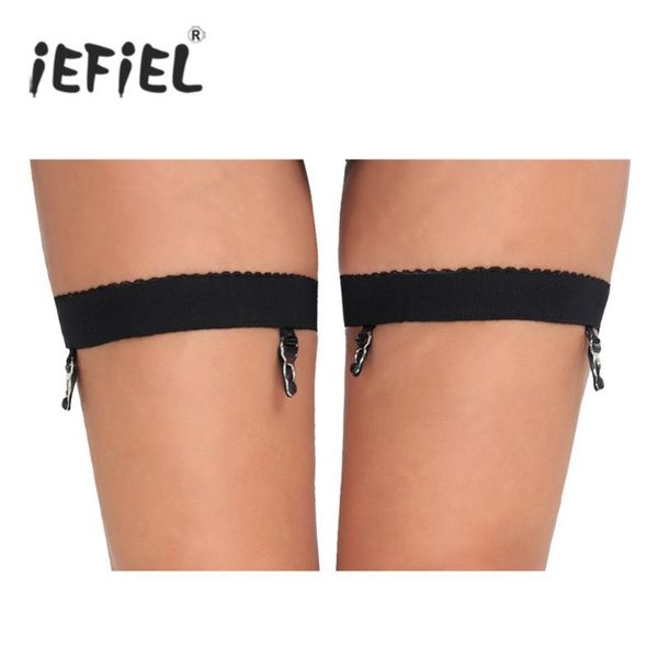 iefiel 1 pair black women antiskid harness high thigh garter belt sock holder fastener suspender with clips for costumes party, Black;white
iefiel 1 pair black women antiskid harness high thigh garter belt sock holder fastener suspender with clips for costumes party, Black;white