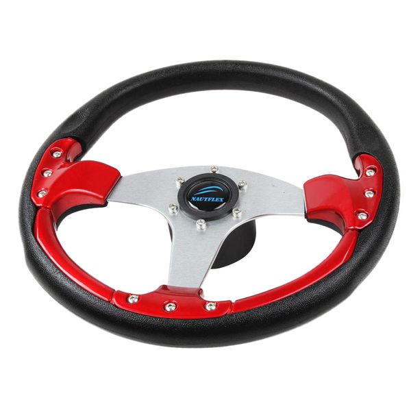 universal 350mm 13.8inch aluminum boat yacht marine pontoon boat steering wheel 3 spoke 3/4-inch shaft tapered key
universal 350mm 13.8inch aluminum boat yacht marine pontoon boat steering wheel 3 spoke 3/4-inch shaft tapered key