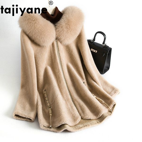 autumn winter coat women clothes 2020 real fur coat fur collar wool jacket sheep shearling korean vintage suede lining t3735, Black
autumn winter coat women clothes 2020 real fur coat fur collar wool jacket sheep shearling korean vintage suede lining t3735, Black