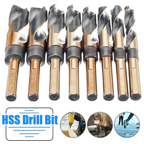 8 pcs high speed steel alloy twist drill bit set durable round handle woodworking shank twist flute drill bit diy drilling tools
8 pcs high speed steel alloy twist drill bit set durable round handle woodworking shank twist flute drill bit diy drilling tools