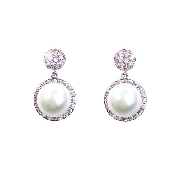 silver pearl earrings earrings pendant women jewelry 2020 fashion ladies new style, Golden