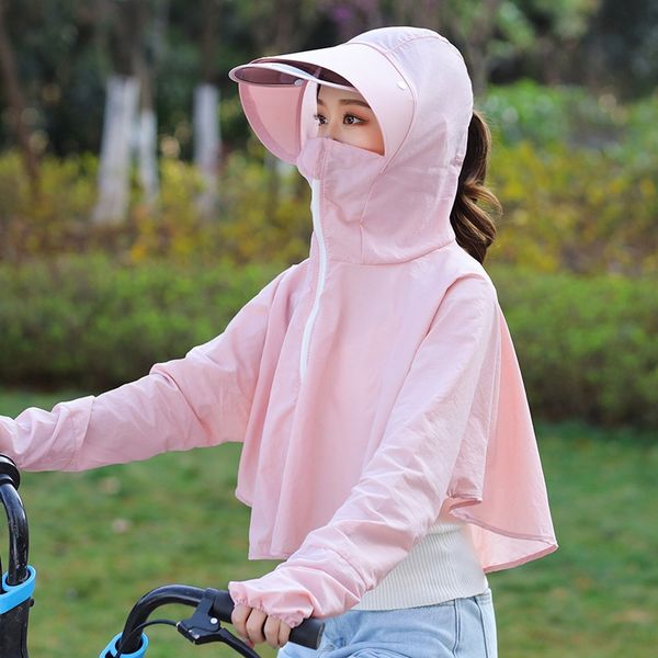 female summer sun outdoor bicycle bicycle cycling sunscreen sun hat face-covering electric car uv-proof hat female, Blue;gray
female summer sun outdoor bicycle bicycle cycling sunscreen sun hat face-covering electric car uv-proof hat female, Blue;gray