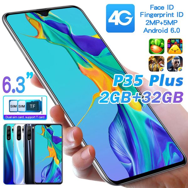 p35plus трансграничная взрыв android-коммуникатор 6,3-дюймовый большой объем памяти 2 + 32 капли воды hd 4g телефон телефон
p35plus трансграничная взрыв android-коммуникатор 6,3-дюймовый большой объем памяти 2 + 32 капли воды hd 4g телефон телефон