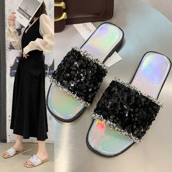 rhinestones women summer slippers fashion breathable fashion ladies sandals slip on trend style designer flats girl casual shoes, Black
rhinestones women summer slippers fashion breathable fashion ladies sandals slip on trend style designer flats girl casual shoes, Black