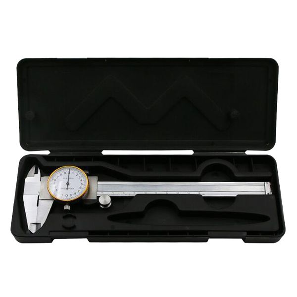 6in 0-150mm shockproof dial caliper vernier caliper 0-150mm resolution0.02mm