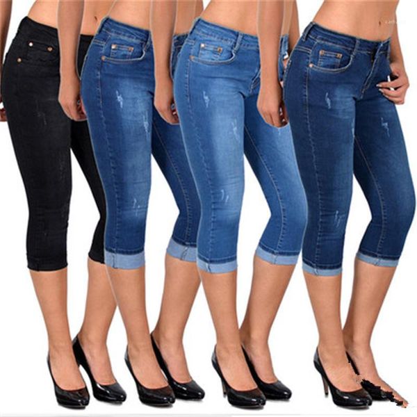 hole ripped denim capri slim streetwear stretch casual pants designer slim denim shorts summer women high waist skinny jeans knee length, Blue
hole ripped denim capri slim streetwear stretch casual pants designer slim denim shorts summer women high waist skinny jeans knee length, Blue