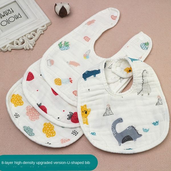 8-layer high-density washed gauze u-shaped rear saliva towel buckle bib baby bib saliva towel cotton hidden buckle 21*30cm
8-layer high-density washed gauze u-shaped rear saliva towel buckle bib baby bib saliva towel cotton hidden buckle 21*30cm