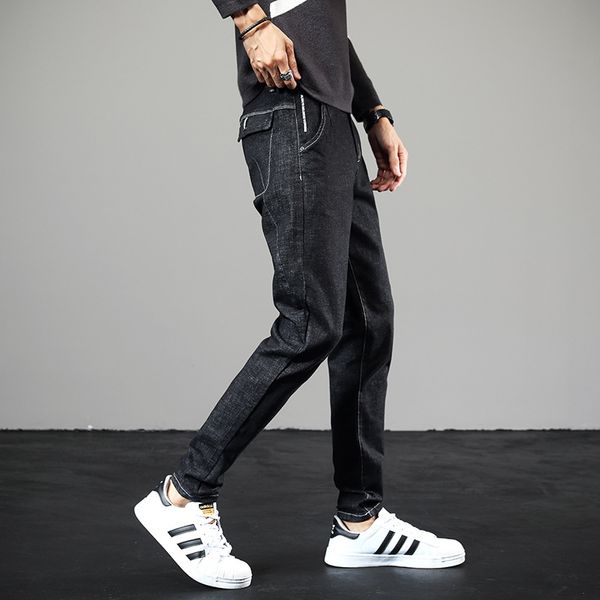 autumn black men's skinny men high stretch jie pin paragraph and jeans pin jeans versatile boys chinos stylish, Blue
autumn black men's skinny men high stretch jie pin paragraph and jeans pin jeans versatile boys chinos stylish, Blue