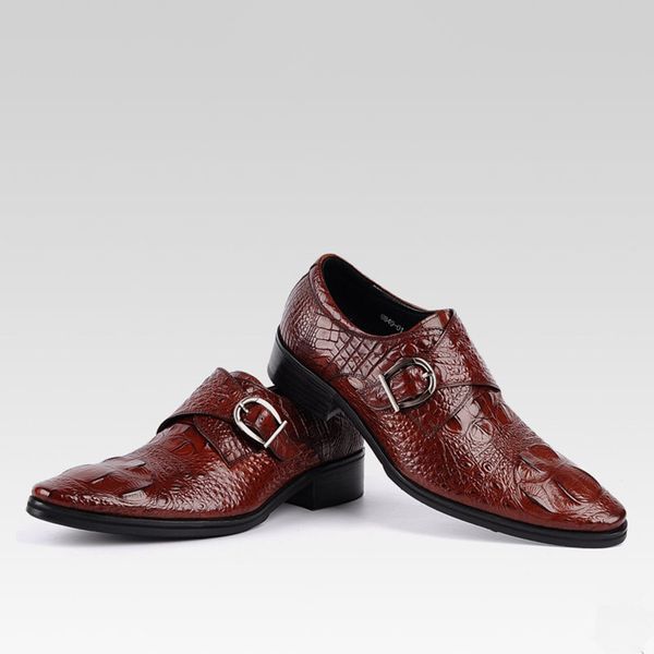 men crocodile pattern leather shoes wedding party dress shoes mens business office oxfords flats plus size men fashion loafers, Black
men crocodile pattern leather shoes wedding party dress shoes mens business office oxfords flats plus size men fashion loafers, Black