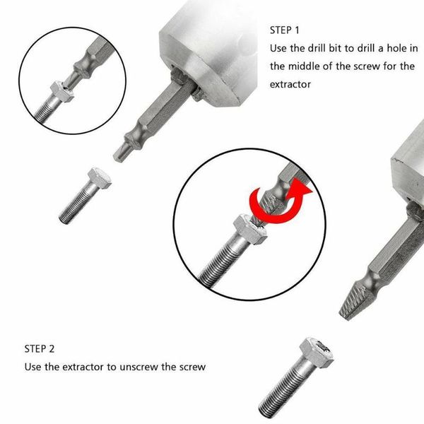 4/5pcs new screw extractor double-head electric screwdriver screw hardware parts tool damaged tool removal removal kit k4d7
4/5pcs new screw extractor double-head electric screwdriver screw hardware parts tool damaged tool removal removal kit k4d7