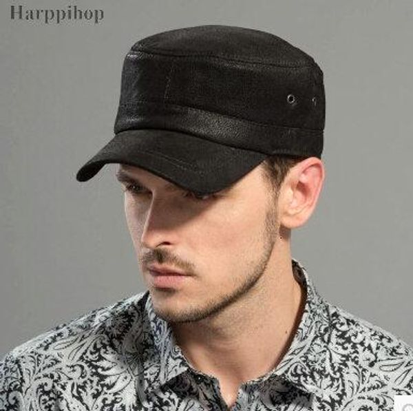 leather hat in winter male ear muff grinding sand leather hat male flat caps winter hat for man, Blue;gray
leather hat in winter male ear muff grinding sand leather hat male flat caps winter hat for man, Blue;gray