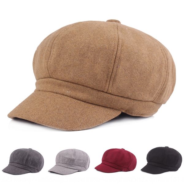 woolen octagonal wo painter's sky painter hat leisure beret hat men's and women's woolen beret, Yellow
woolen octagonal wo painter's sky painter hat leisure beret hat men's and women's woolen beret, Yellow