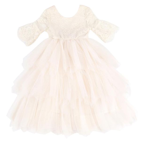 flofallzique girl princess tutu dress lace upper body seven-quarter sleeves cute sweet style for kids prom party wedding, Red;yellow
flofallzique girl princess tutu dress lace upper body seven-quarter sleeves cute sweet style for kids prom party wedding, Red;yellow