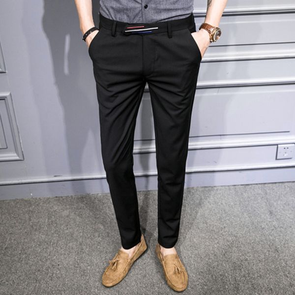 2020 male fashion business stretch suit pant man casual pants men straight slim fit formal trousers size 28-36, White;black
2020 male fashion business stretch suit pant man casual pants men straight slim fit formal trousers size 28-36, White;black