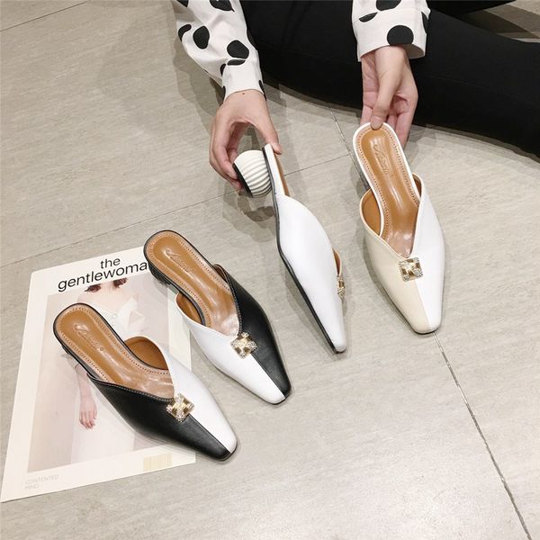 shoes woman 2020 cover toe slippers casual slipers women med female mule glitter slides luxury new square mules jelly pu, Black
shoes woman 2020 cover toe slippers casual slipers women med female mule glitter slides luxury new square mules jelly pu, Black
