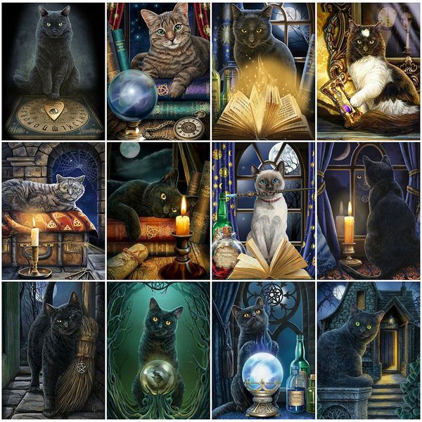 huacan 5d diy diamond painting full square black cat mosaic handmade embroidery animal home decor diamond art
huacan 5d diy diamond painting full square black cat mosaic handmade embroidery animal home decor diamond art